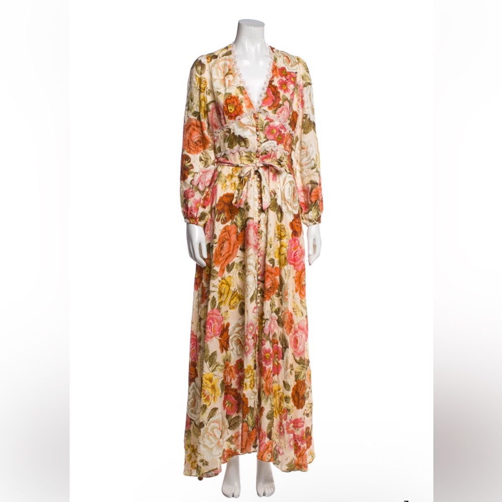 Zimmermann Floral Print Maxi Dress